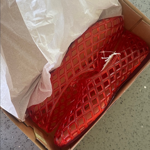 Women's jelly Mesh Slip-On Flats red 7.5 *READ DESCRIPTION**^ - Picture 5 of 5